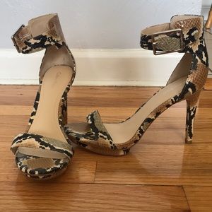 Snake skin Calvin Klein heels